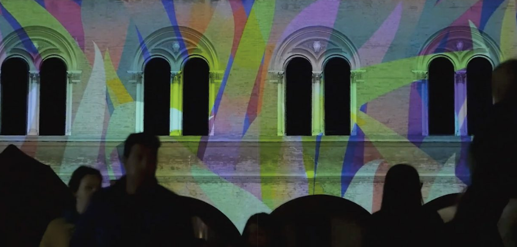 Videomapping a Palazzo Ducale