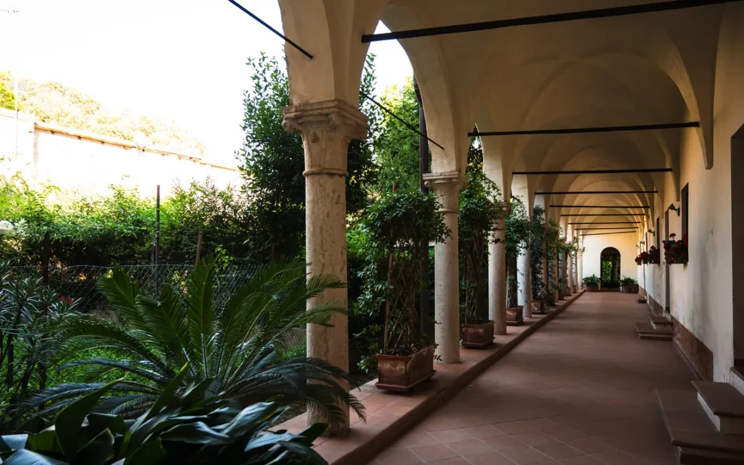 Nel vecchio chiostro